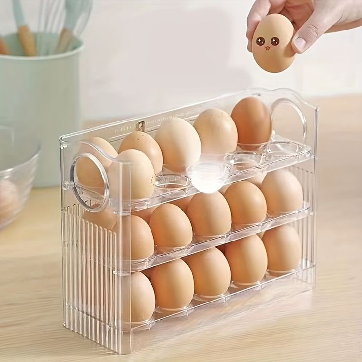 Acrylic 30 Grids 30 Layer  Egg Organizer