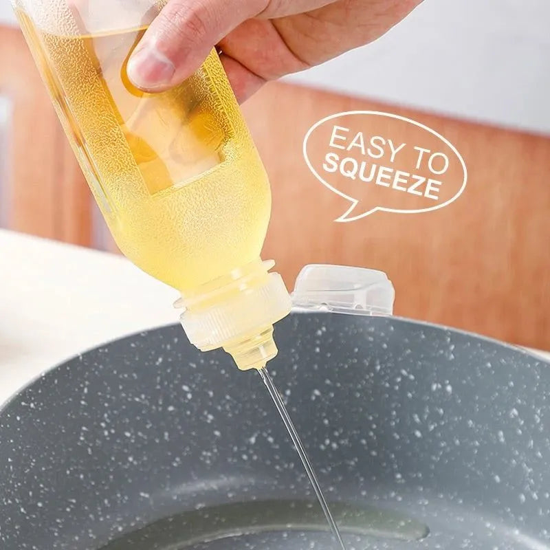 Oil Bottle Squeeze Pot Household Cooking Special Oils Spray Bottle Ketchup Bottles