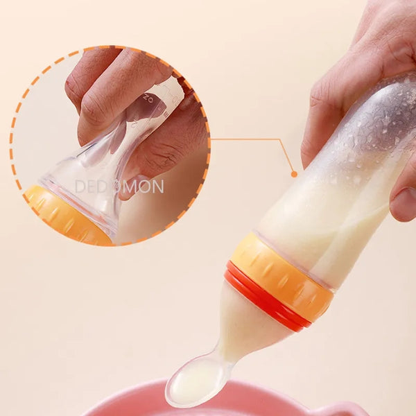 Silicone Spoon Feeder Bottle