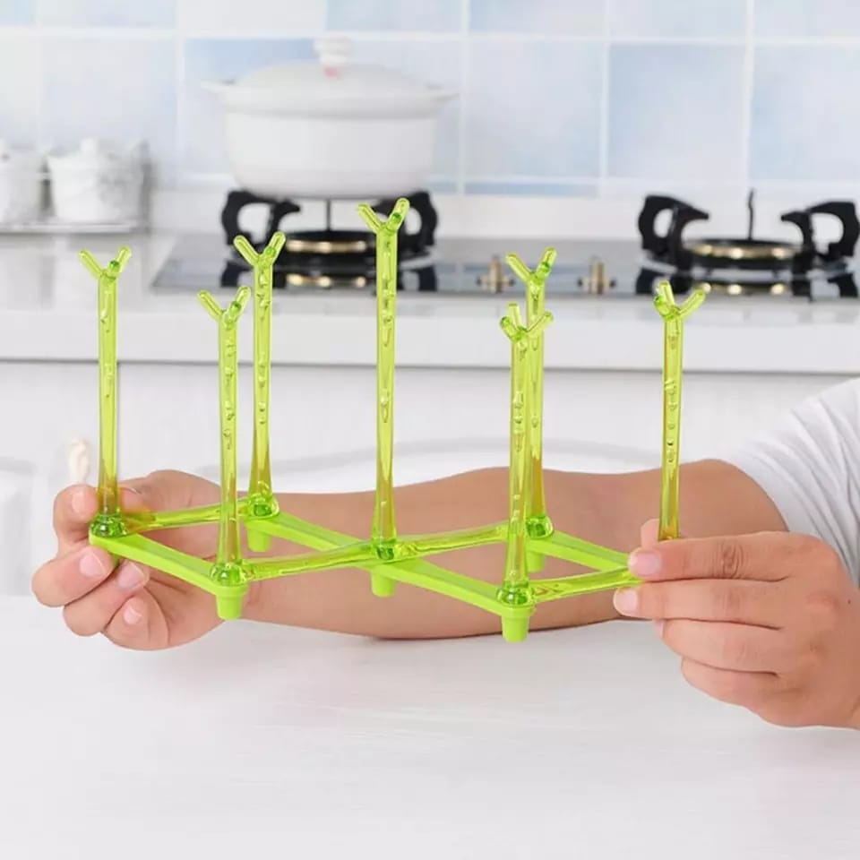 Folding Glass Stand