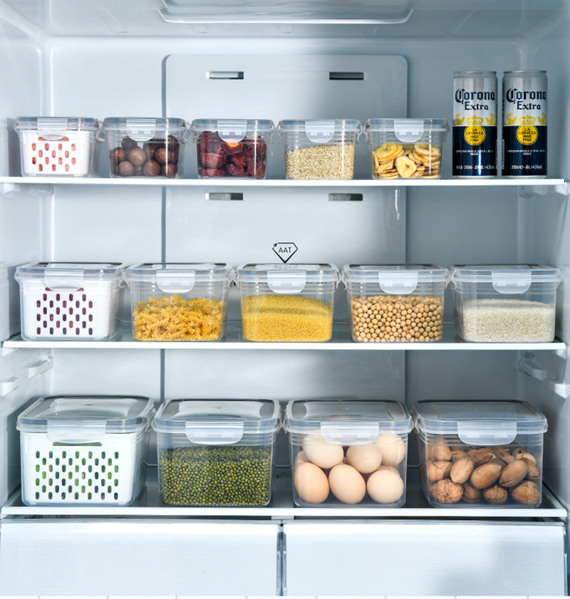 Food Sealed Preservation Box with Drain Basket