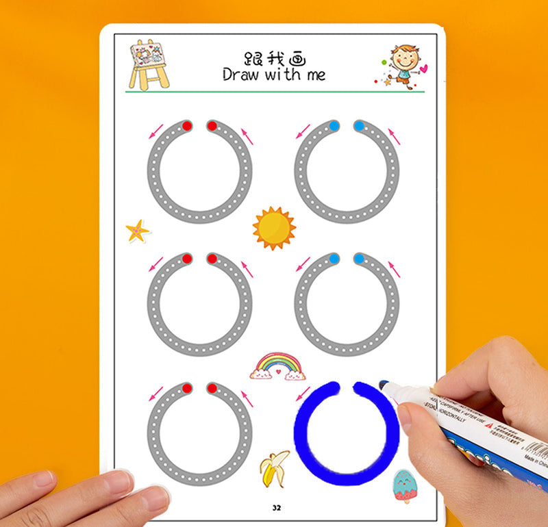 Kids Educational Learning Tracing Book