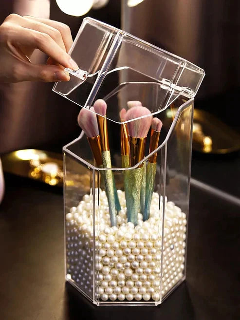 Acrylic Pearl Make-up Brush Holder