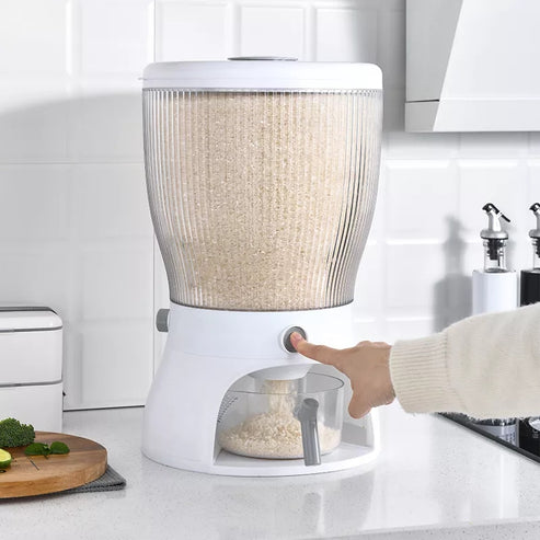 4 Part rotating cereal dispenser