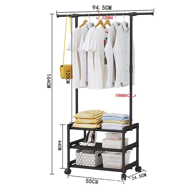 3 layer Attachable Cloth Rack