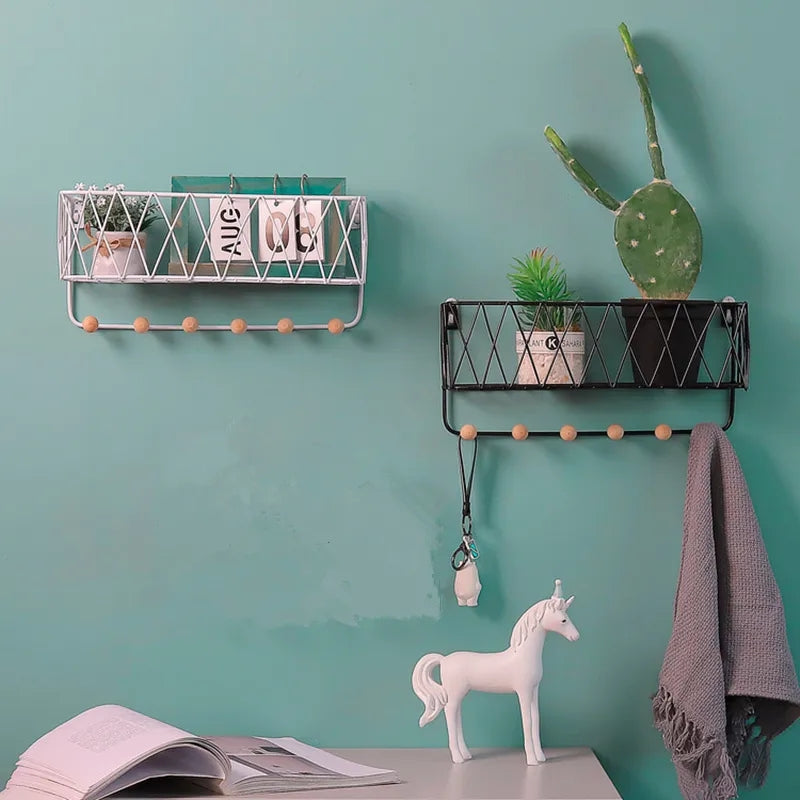 Criss-Cross Wall Utility Shelf