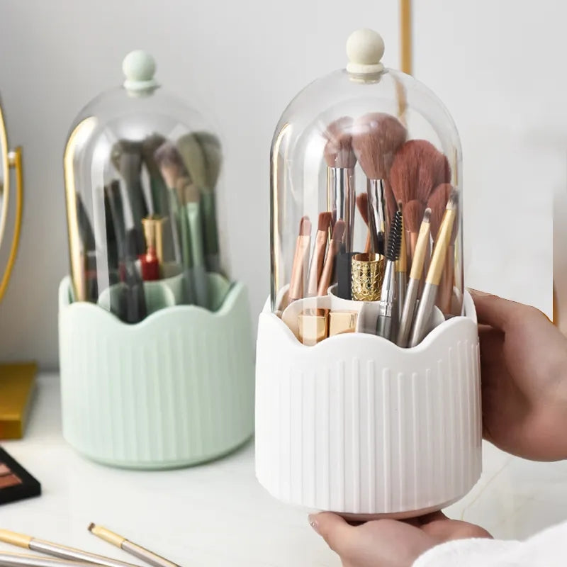 New 360° Rotating Makeup Brush Holder