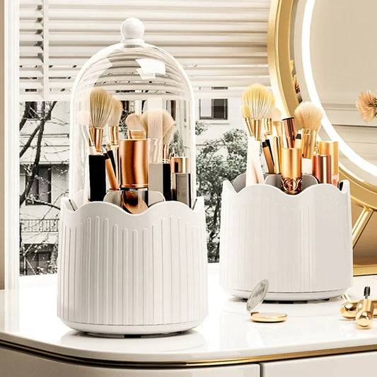 New 360° Rotating Makeup Brush Holder