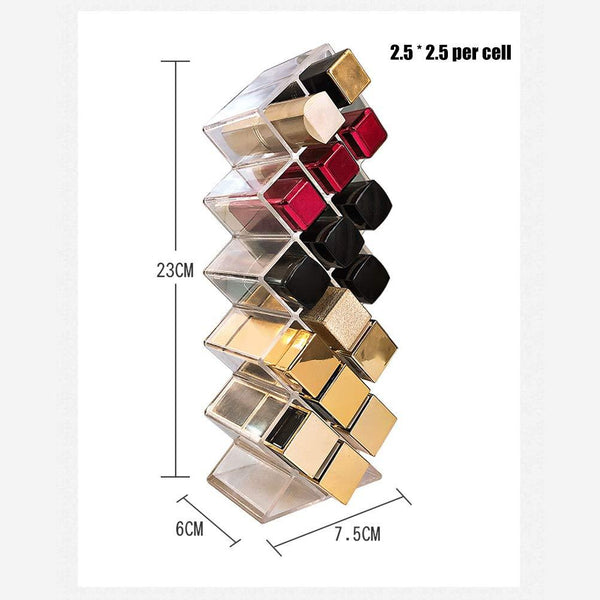 16 Grids Acrylic Lipstick Organizer