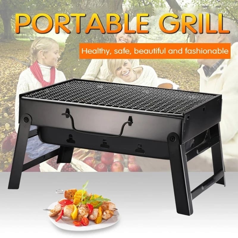 Portable & Foldable BBQ Grill Space Saver