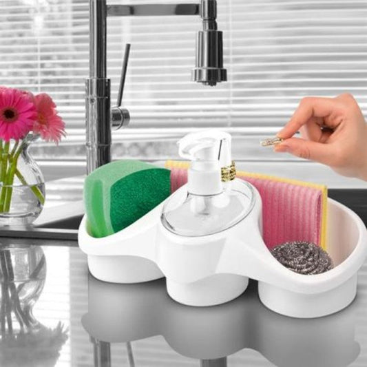 Tidy Soap Dispensing Sponge Holder