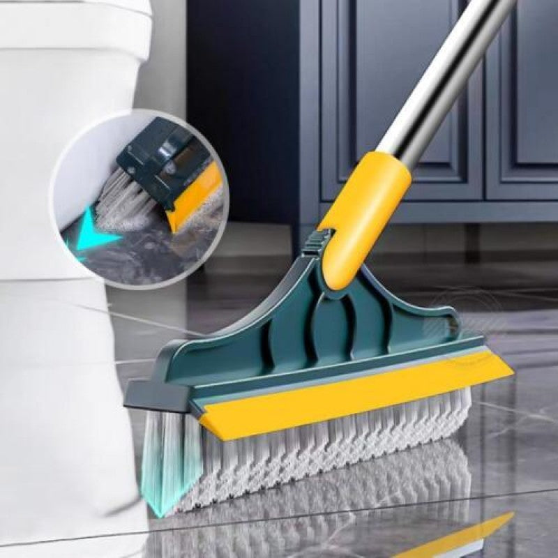 2 in 1 Floor Scrubber Wiper Brush