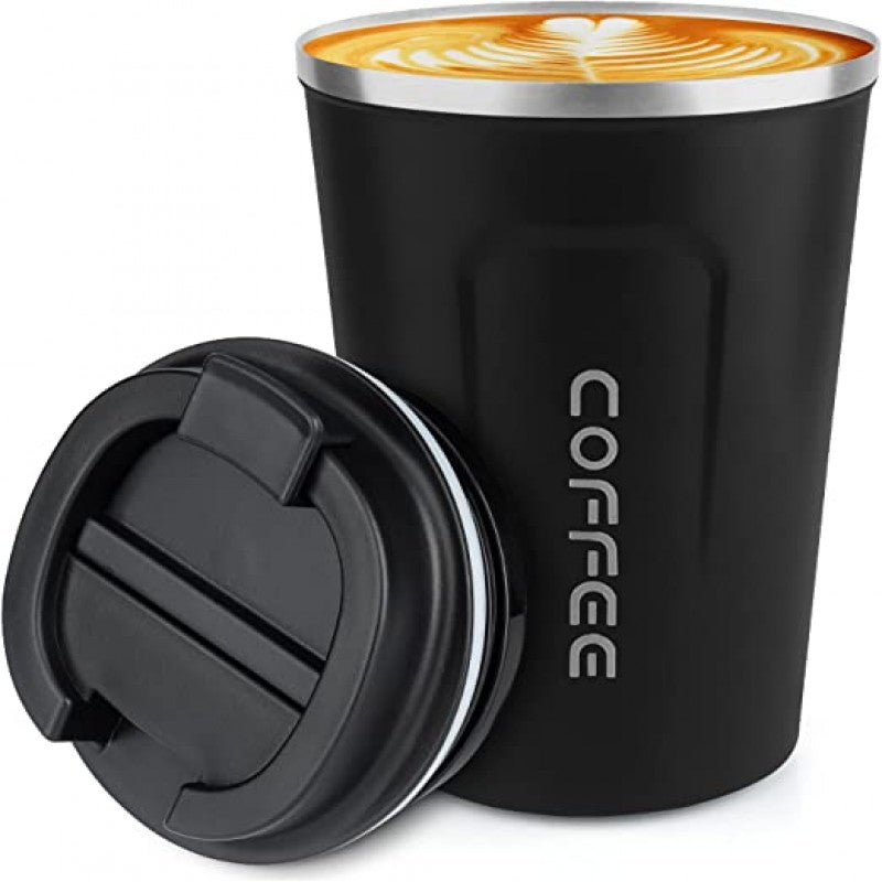 Coffee Travel Mug Spill Proof With Lid - Thermos Cup For Keep Hot/Ice Coffee,Tea