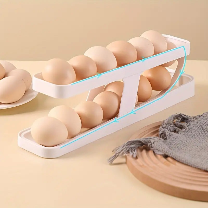 2 Tier Egg Dispenser For Refrigerator