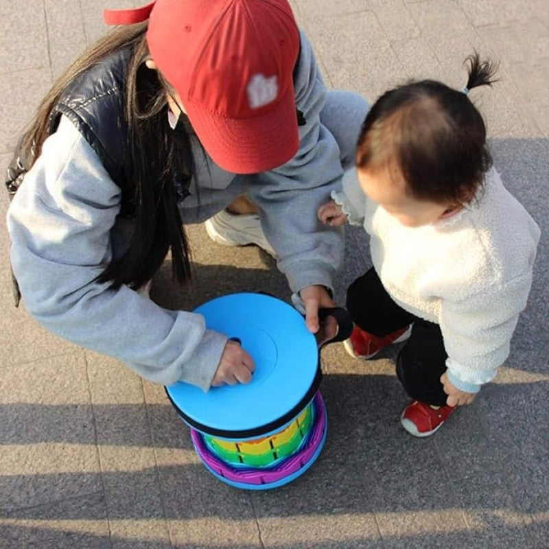 Portable Plastic Rainbow Folding Stool