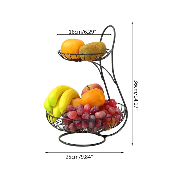 2 Layer Fruit Basket