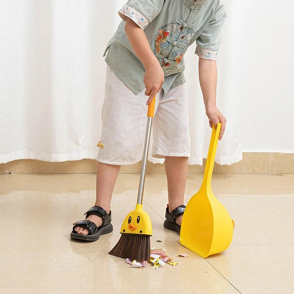 Duck Shape Broom With Dustpan For childrens