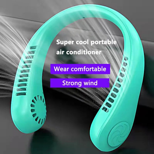 Portable Neck Fan Bladeless Fan with 3 Mode Speed