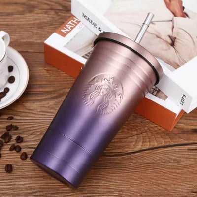 SB Coffee Mug With Metal Straw