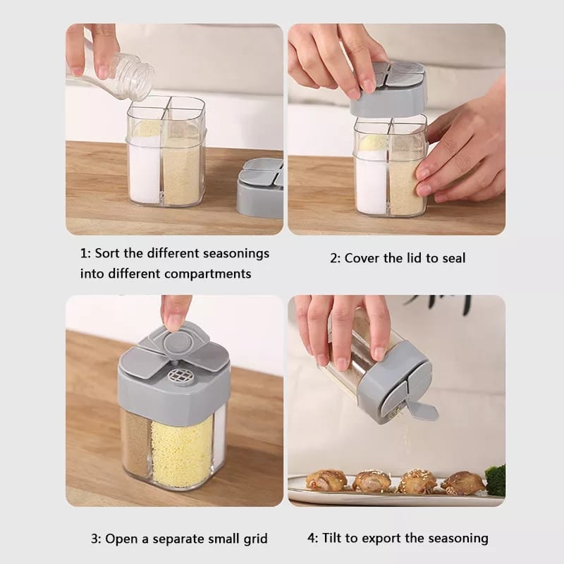 4 In1 Seasoning Shaker Jar