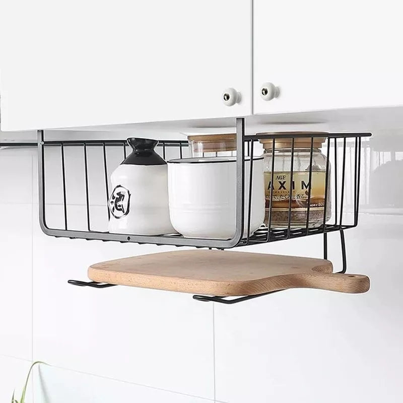 Under Shelf Storage Cabinet Basket