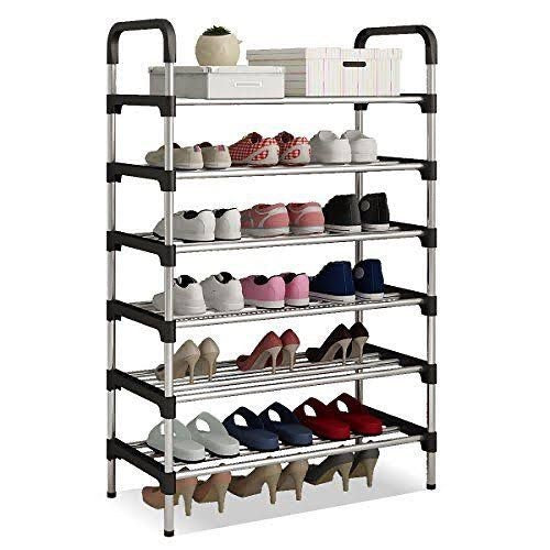 6 Layer Amazing Shoe Rack Stainless Steel