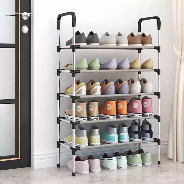 6 Layer Amazing Shoe Rack Stainless Steel