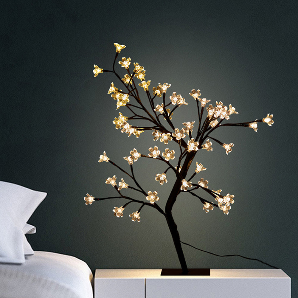 Electric Operated LED Cherry Blossom Tree Lamp 48 LED lights (Warm Light)