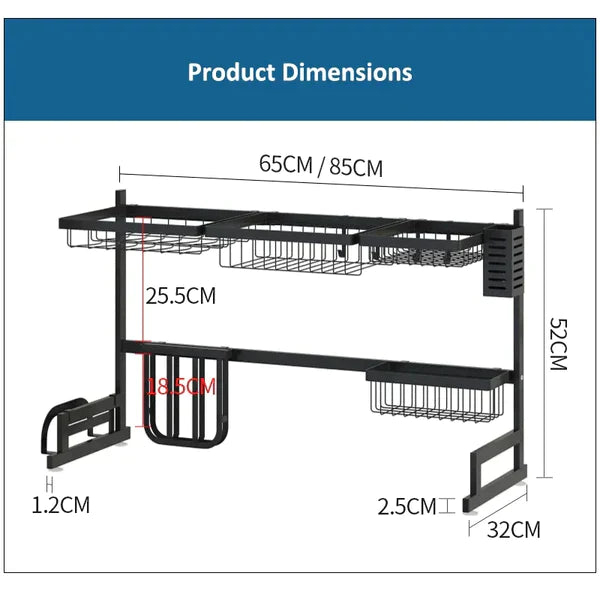 Stainless Steel Sink Drain Rack