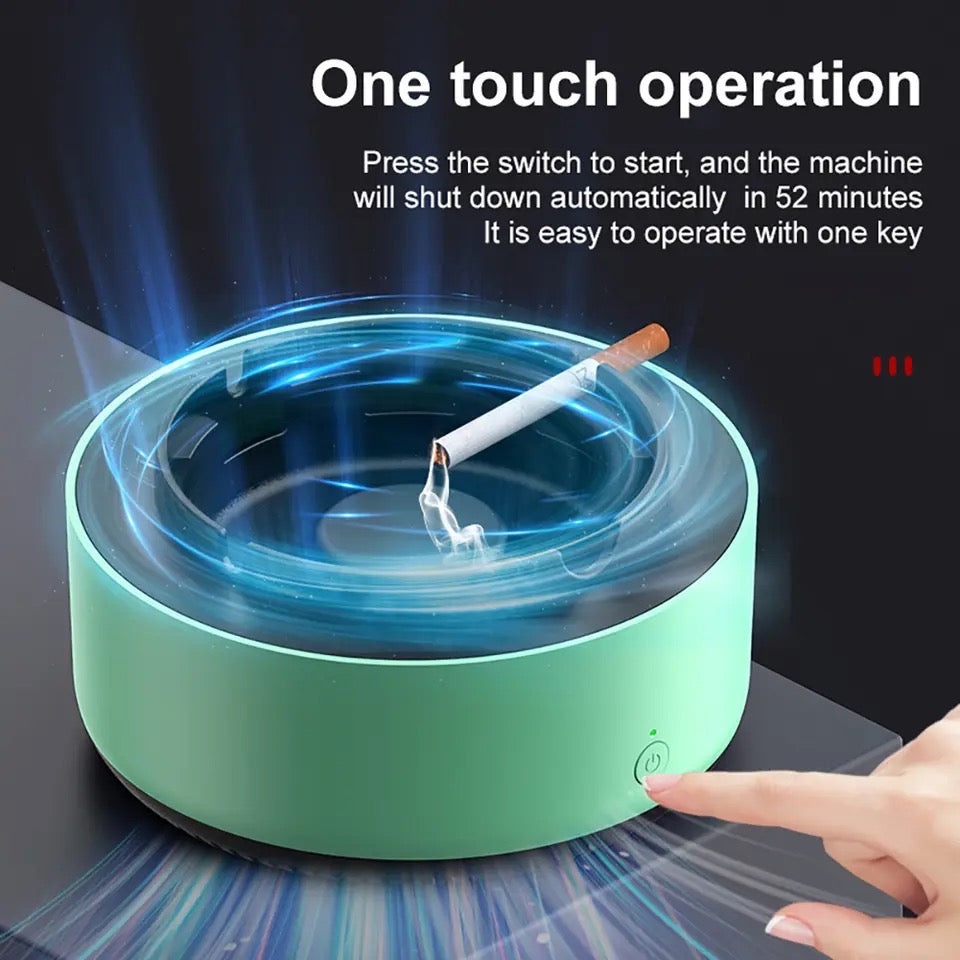 Smart Smoke Ashtray, Smoke Removal Air Purification Ashtray,