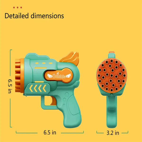 Bubble Machine Gun 29 Holes Blaster For Kids