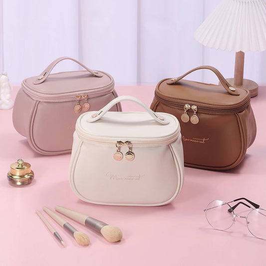 PU Leather Travel Makeup Bag