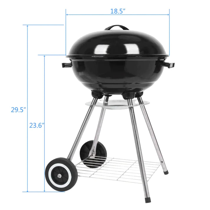 APPLE CHARCOAL STOVE BBQ GRILL (18 INCH)