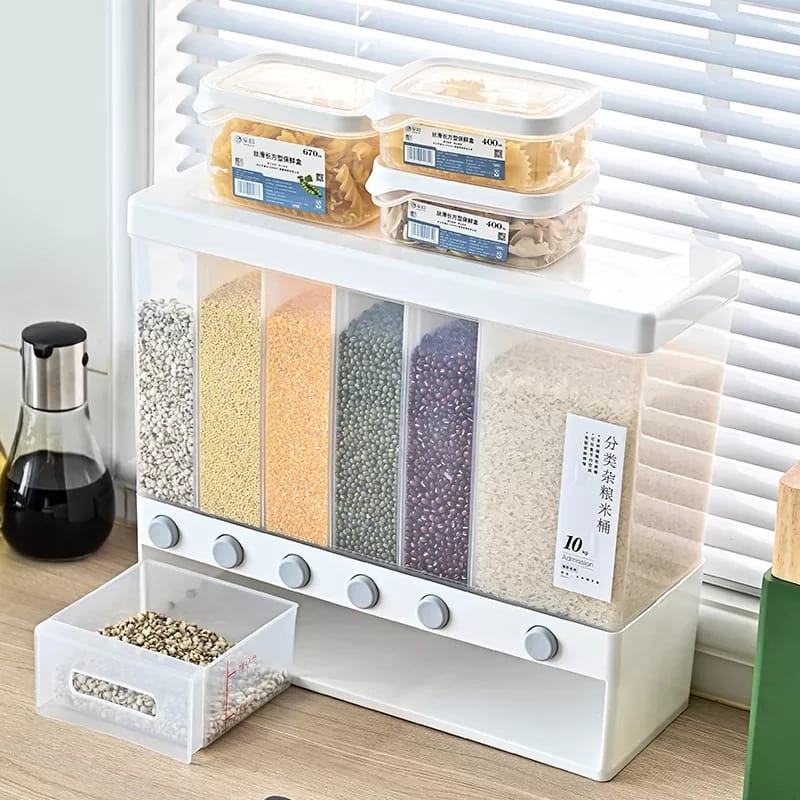 6 In 1 Grain Cereal Dispenser