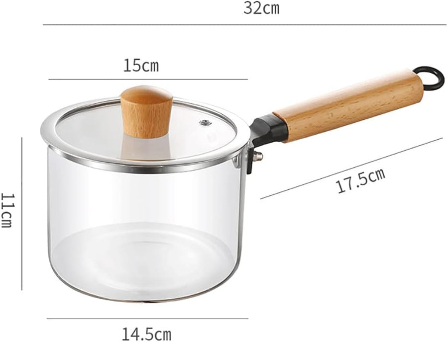 HIGH BOROSILICATE SAUCE GLASS PAN