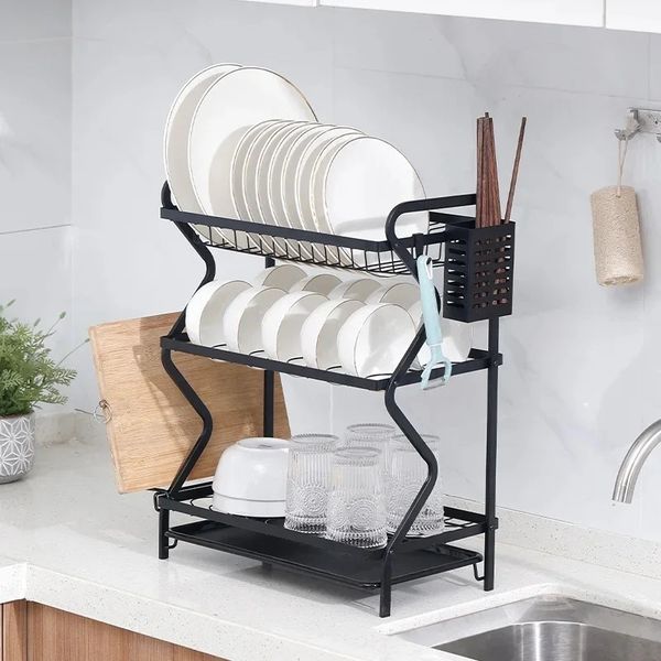 Metal Dish Drain Rack