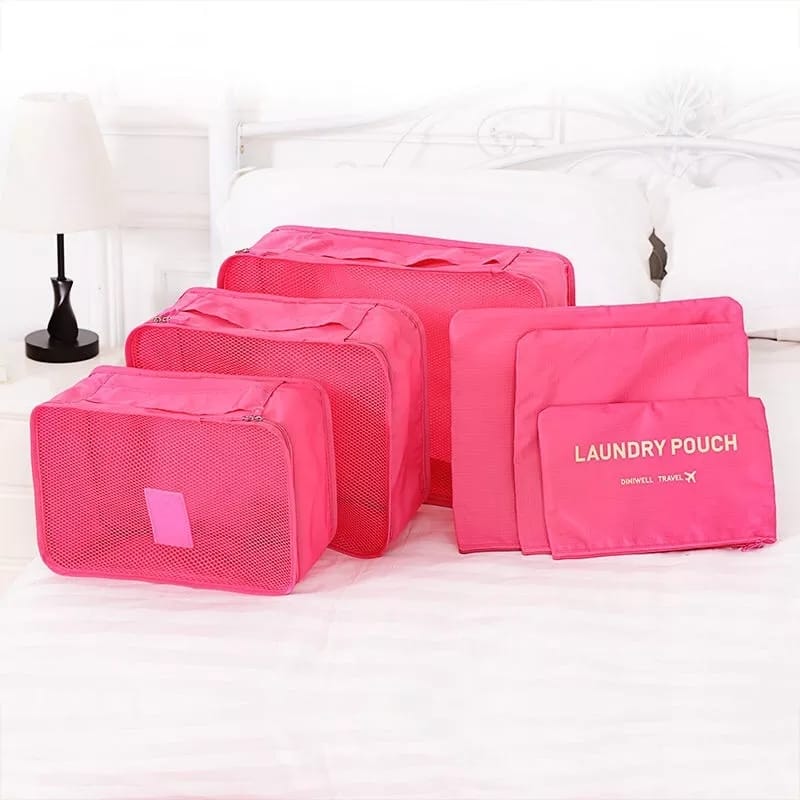 6 Pcs Travel Packing Organizer