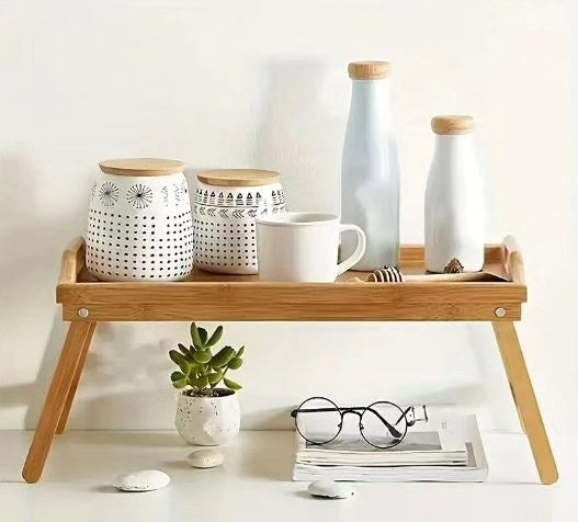 Bamboo Breakfast Bed Tray Table