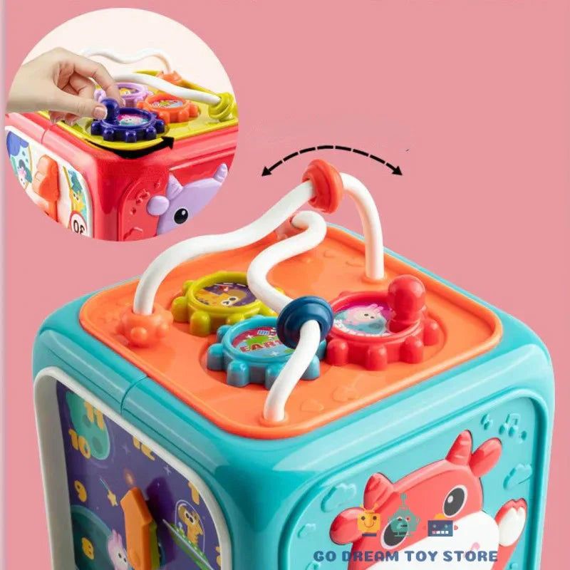 Activity Cube Box 6 In 1 For Toddlers