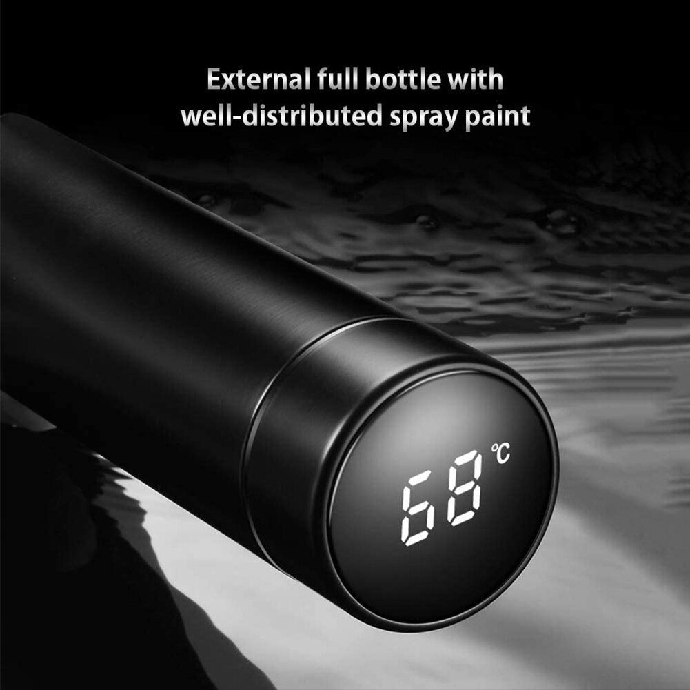 Smart Digital Thermal Vacuum Flasks Stainless Steel Touch Screen Water Bottle