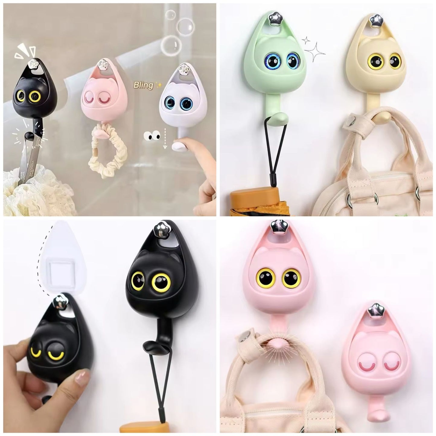 Cute Blink Eye Key Holder