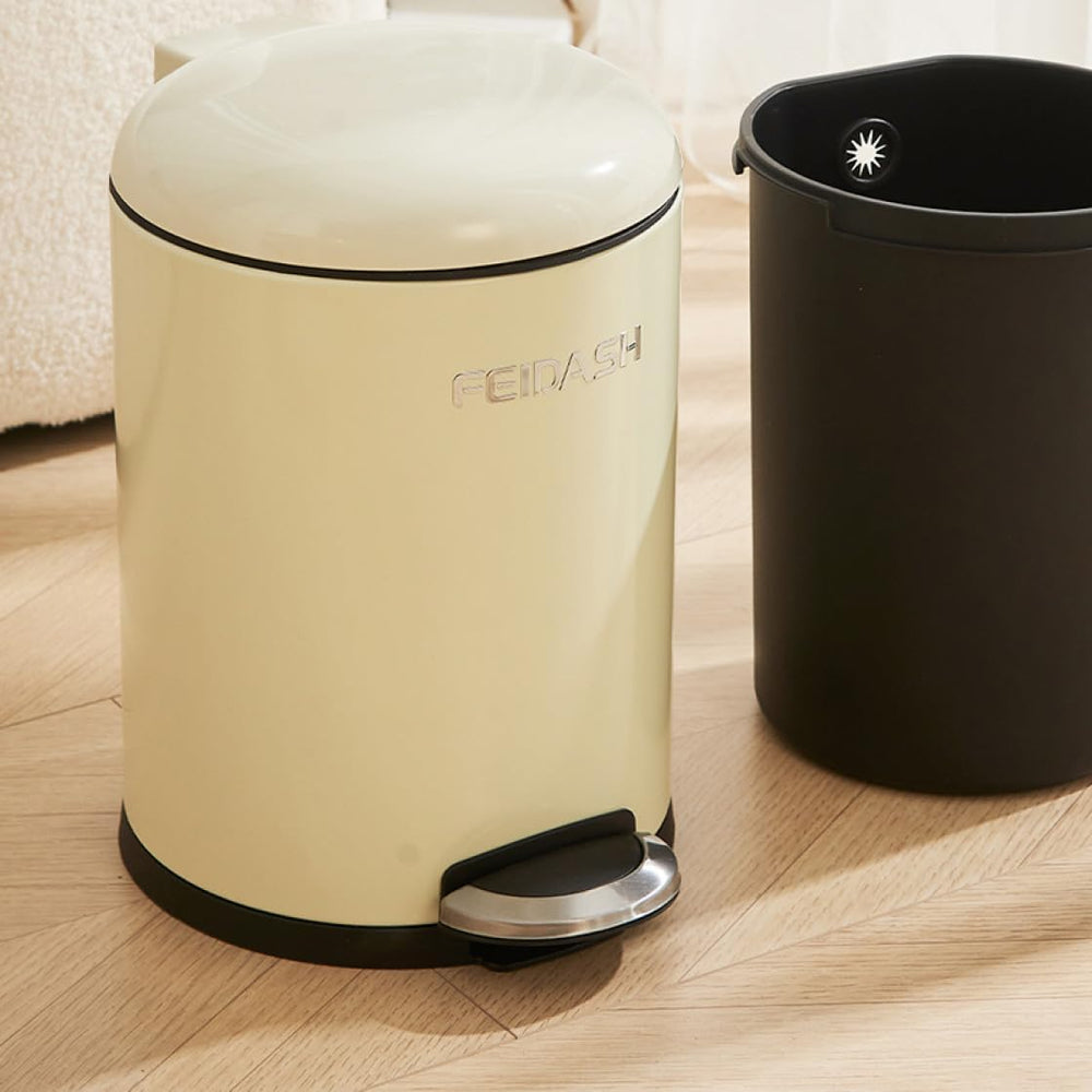 New Luxury Trash Can With Foot Pedal & Lid