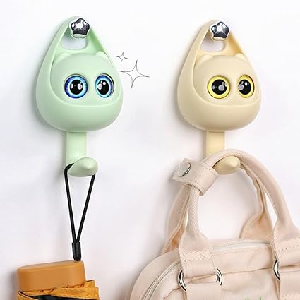 3 PC Cute Cartoon Cat Hook Heavy Quality