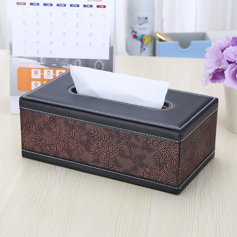 Leather Tissue Box