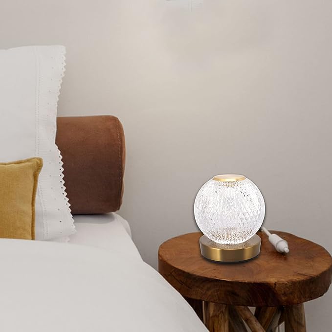 LED spherical table lamp Rechargeable