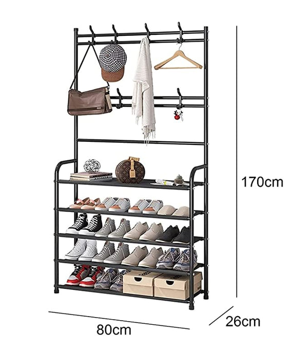 Multifunctional Coat & Shoes Rack