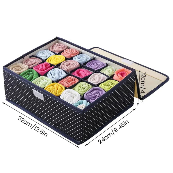 24 Grid Socks Organizer