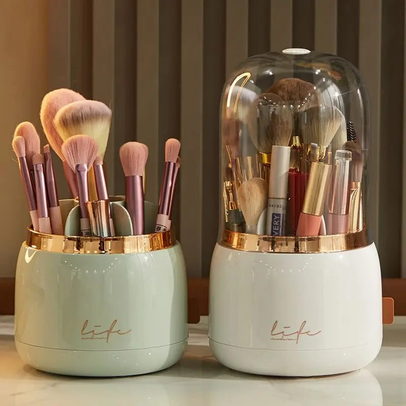 Luxury Rotating Makeup Brush Organiser