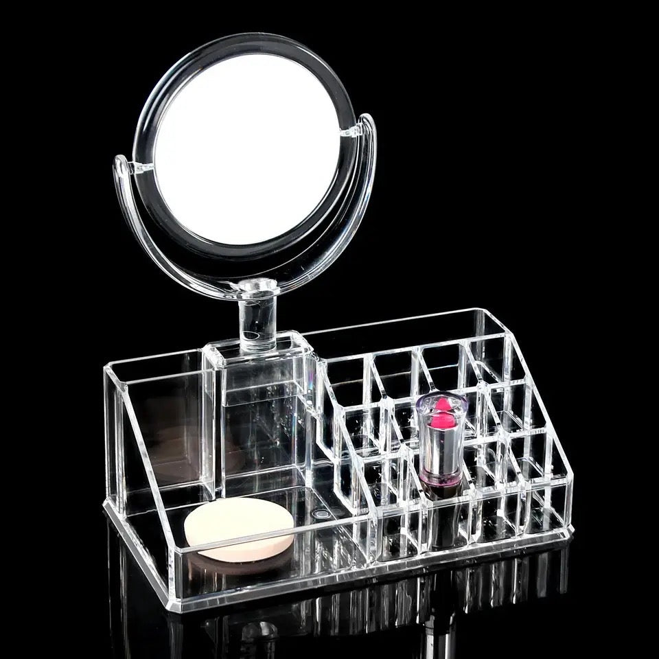 Acrylic Makeup Organizer with  Mirror