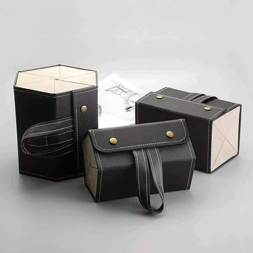 Leather Sun Glasses Organizer